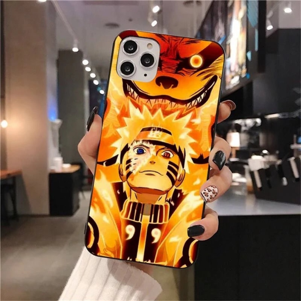 Anime Character iPhone 11 Case - Fiery Design